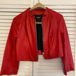 Crop Leather Jacket